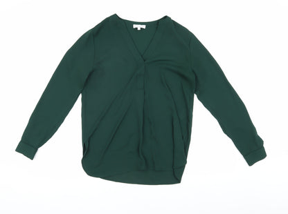 Womens UK Size 8 Warehouse Green  Blouse