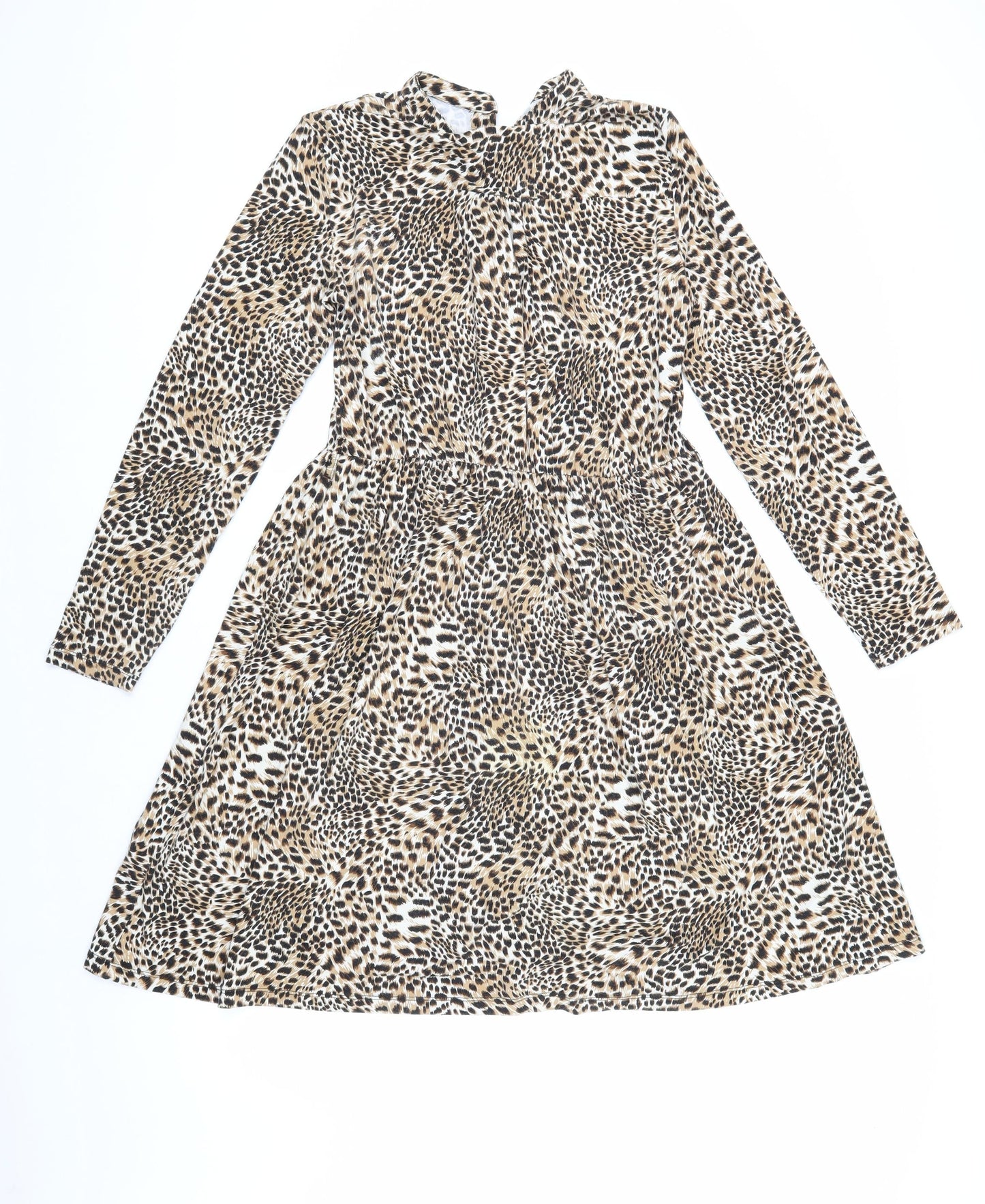 French Connection Women's Multicoloured Animal Print Dress Size 10