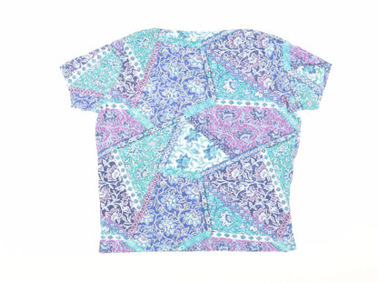 Isle Women's Multicoloured Floral T-Shirt L