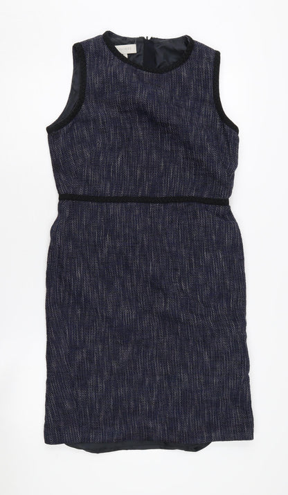 Hobbs Women's Blue Sheath Dress, UK 12, Classic Style
