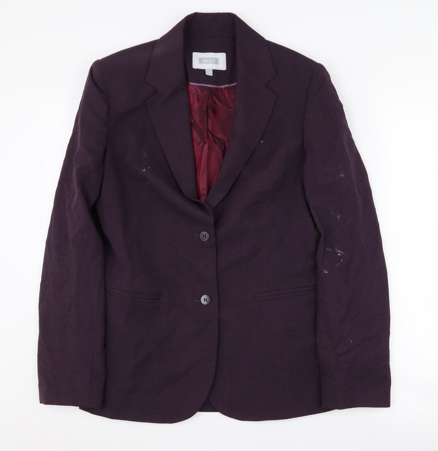 Next Women's Purple Blazer, UK 12, Regular Fit