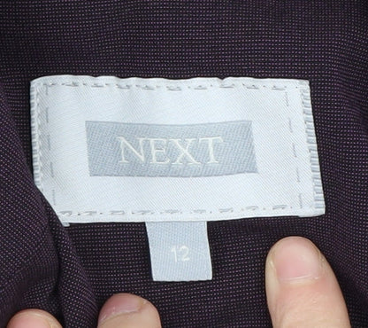 Next Women's Purple Blazer, UK 12, Regular Fit