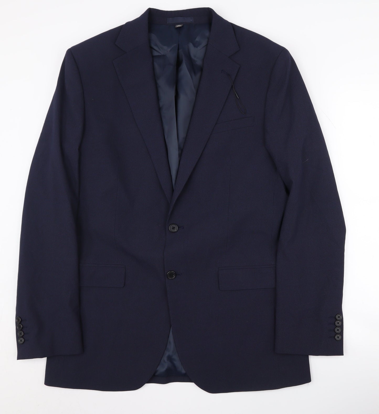 Mens UK Size 40 Marks and Spencer Regular Blue Suit Jacket
