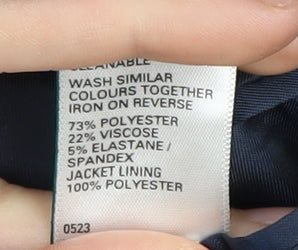 Mens UK Size 40 Marks and Spencer Regular Blue Suit Jacket