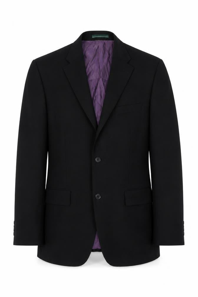 Mens UK Size 38 Greenwoods Regular Black Suit Jacket
