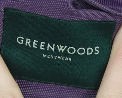 Mens UK Size 38 Greenwoods Regular Black Suit Jacket