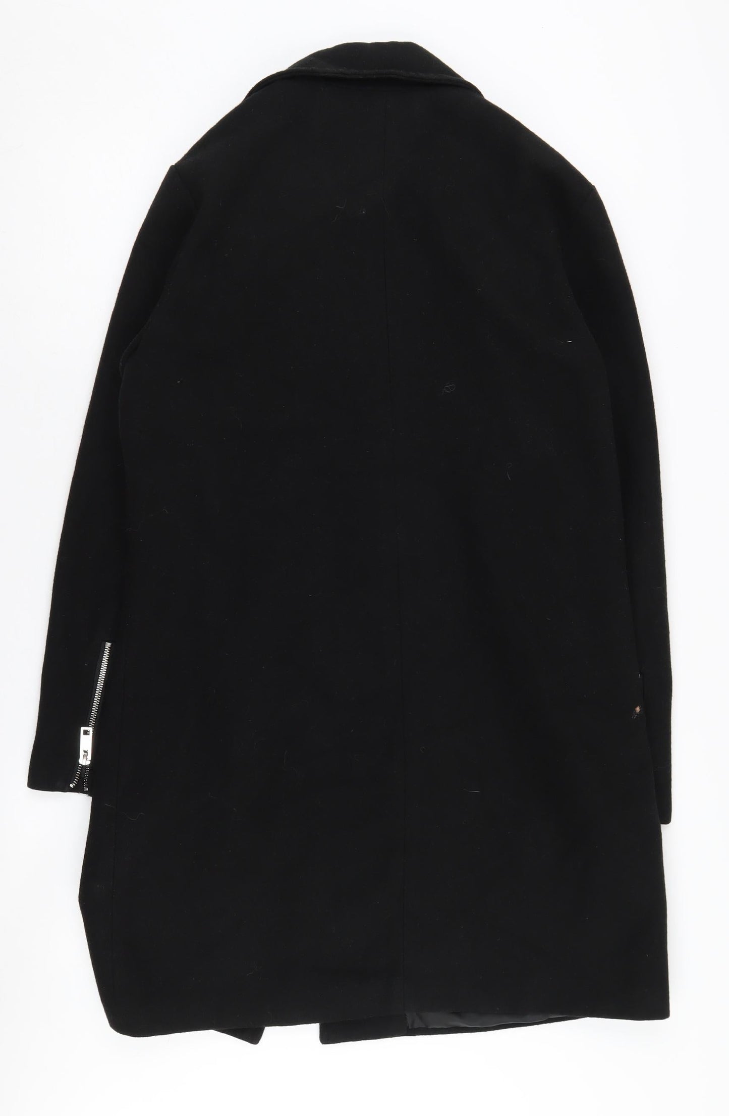 Womens UK Size 10 New Look Black Motorcycle Jacket