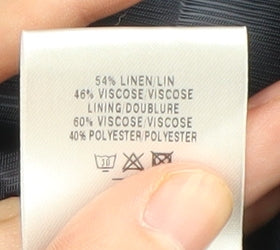 Minuet Women's Blue Blazer Size 16, Linen Blend, Excellent Condition