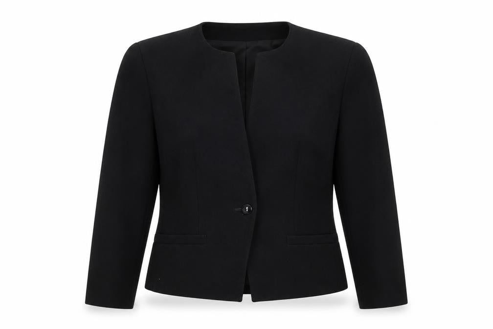 Womens UK Size 10 St Michael  Black Suit Jacket