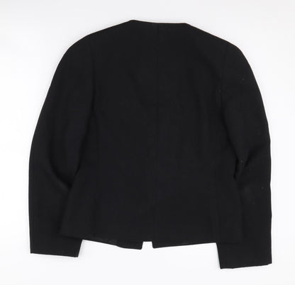 St Michael Women's Black Suit Jacket Size 10