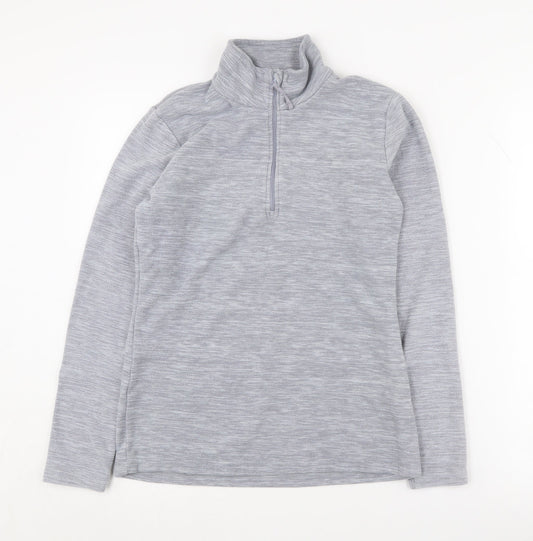 Womens UK Size 10 Mountain Warehouse Grey Pullover Sweatshirt