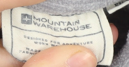 Womens UK Size 10 Mountain Warehouse Grey Pullover Sweatshirt