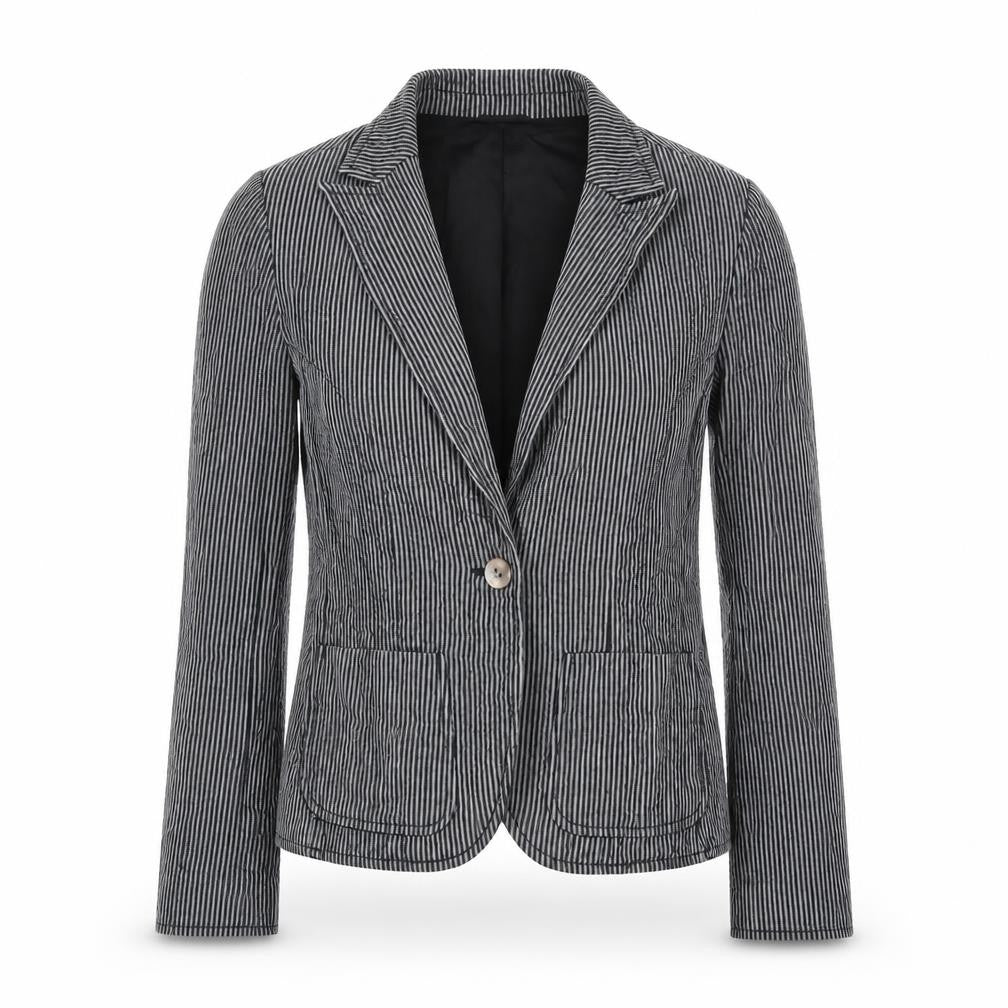 Womens UK Size 8 EAST Regular Black Blazer