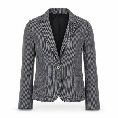 Womens UK Size 8 EAST Regular Black Blazer