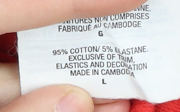 Champion Women's Red Jogger Trousers L