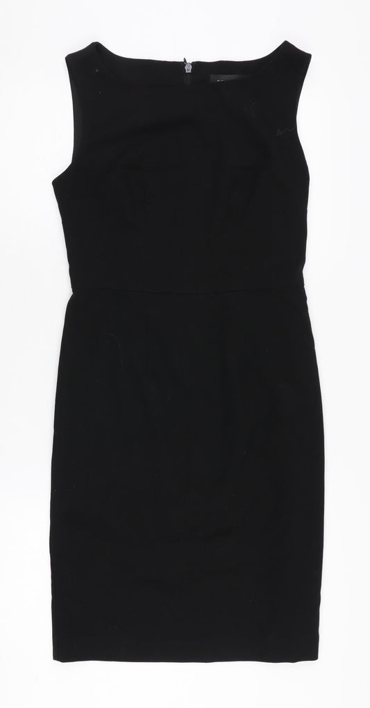 Next Women's Black Sheath Dress Size 6 - Formal Style