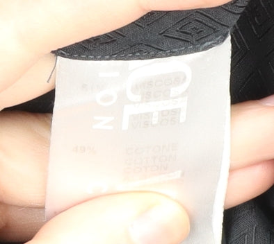 Versace Men's Black Formal Dress Shirt 15.5