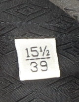 Versace Men's Black Formal Dress Shirt 15.5