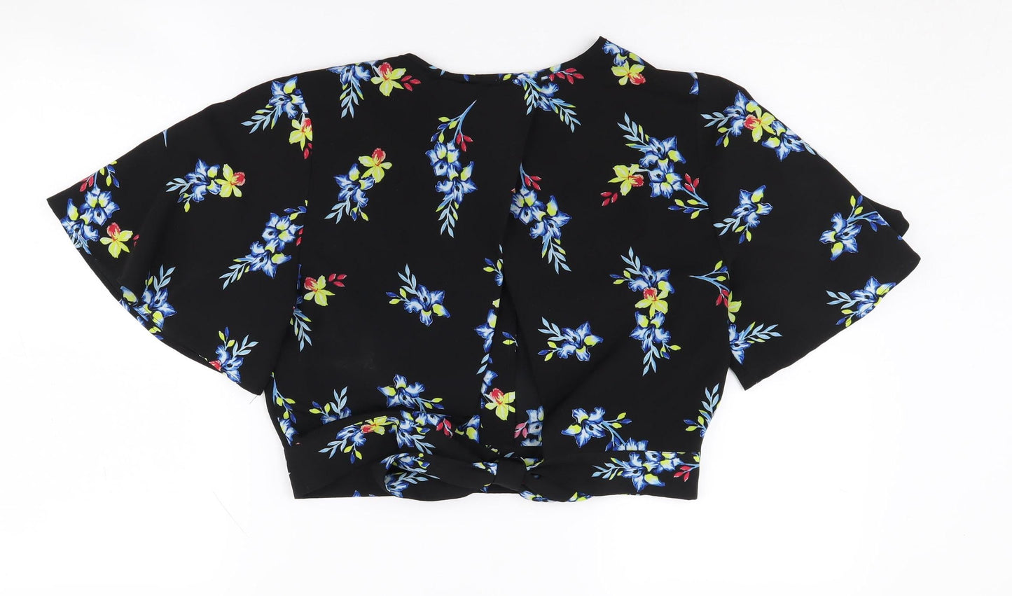 Womens UK Size 10 New Look Black  Blouse