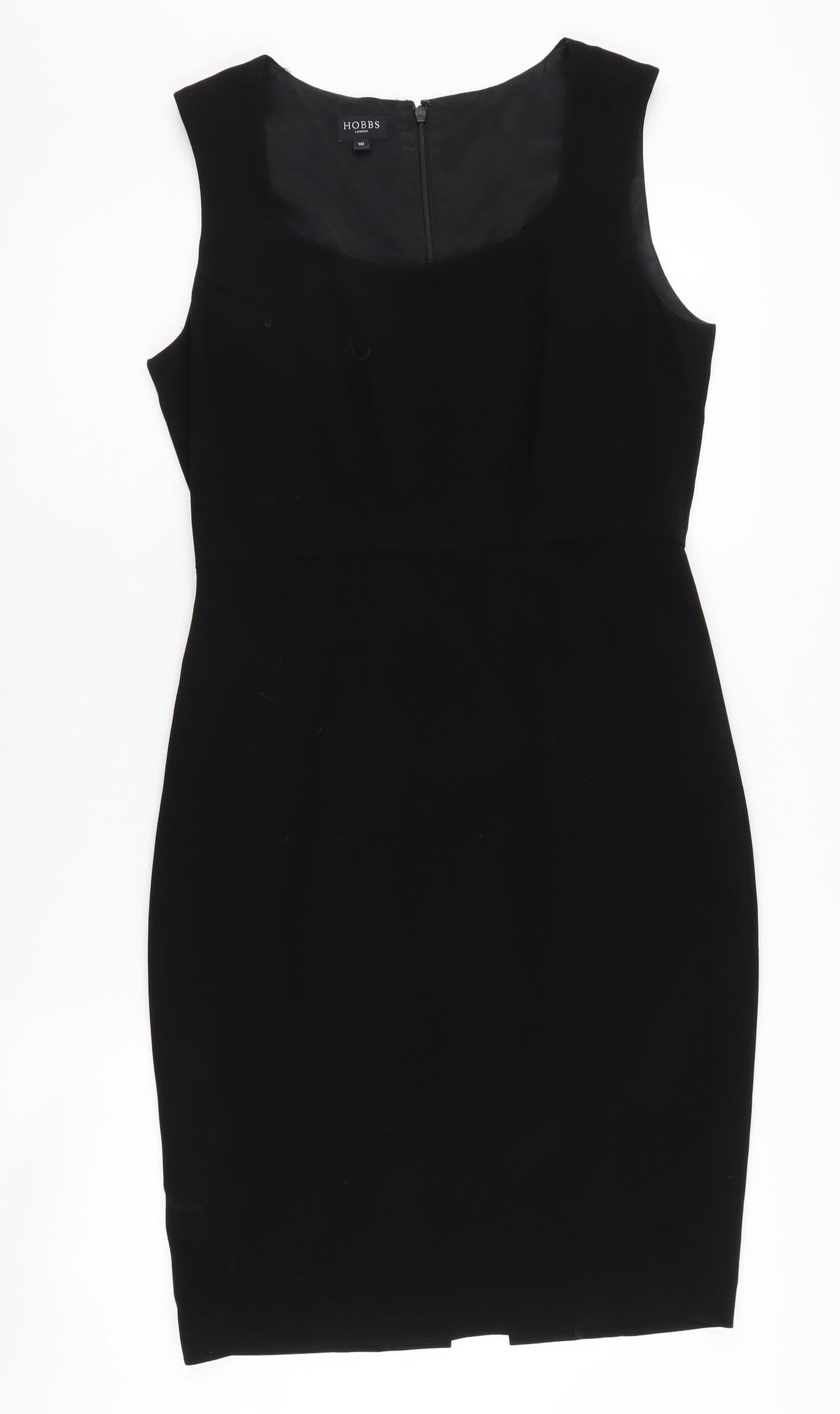 Hobbs Black Sleeveless Dress, Size 10 - Women's