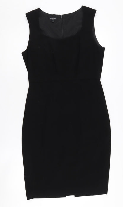 Hobbs Black Sleeveless Dress, Size 10 - Women's