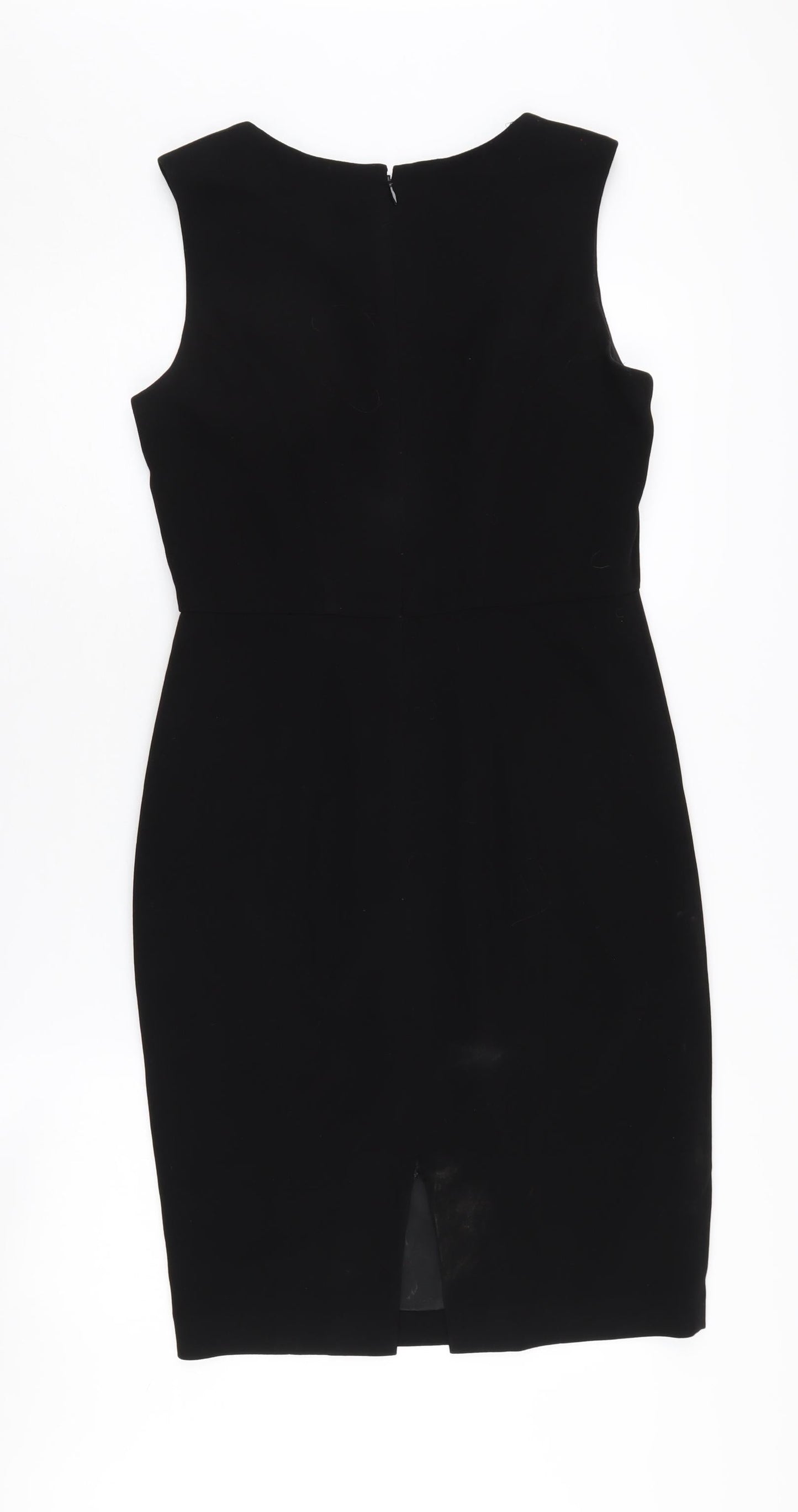 Hobbs Black Sleeveless Dress, Size 10 - Women's
