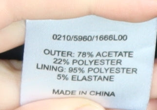 Hobbs Black Sleeveless Dress, Size 10 - Women's