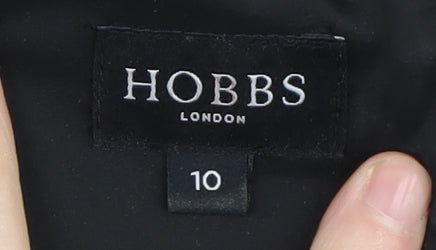 Hobbs Black Sleeveless Dress, Size 10 - Women's