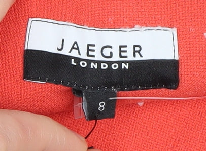 Jaeger Red Women's Skirt Size 8