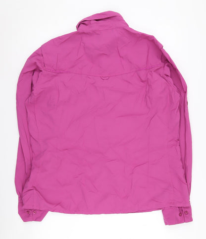 Craghoppers Women's Pink Collared Activewear Top, Size 20