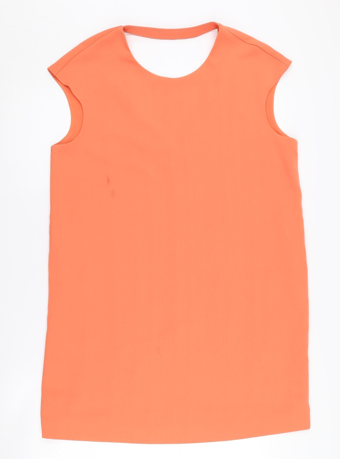 MNG Women's Orange Shift Dress UK Size 12