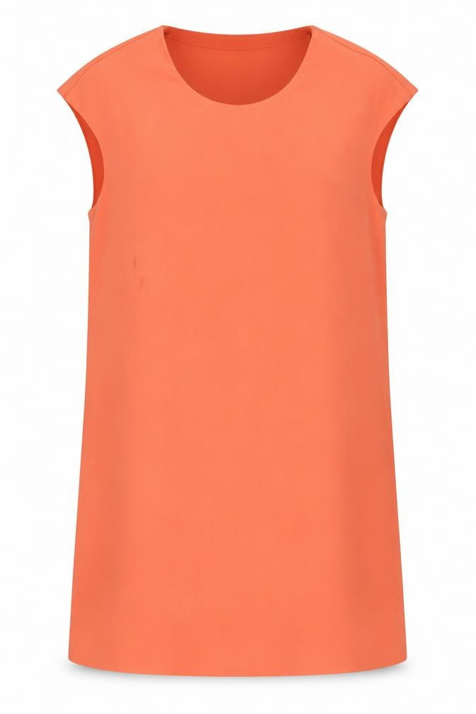 MNG Women's Orange Shift Dress UK Size 12