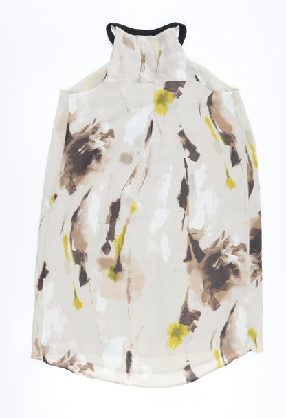 Mango Women's Multicoloured High Neck Dress, Size 6