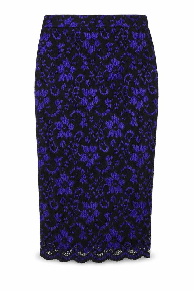 Womens UK Size 10 Miss Selfridge Straight & Pencil Lace Skirt