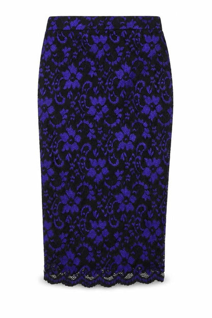 Womens UK Size 10 Miss Selfridge Straight & Pencil Lace Skirt