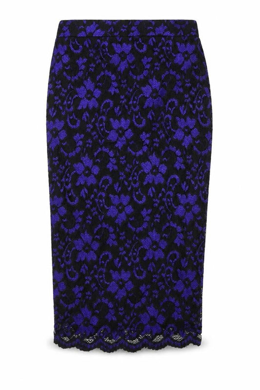 Womens UK Size 10 Miss Selfridge Straight & Pencil Lace Skirt