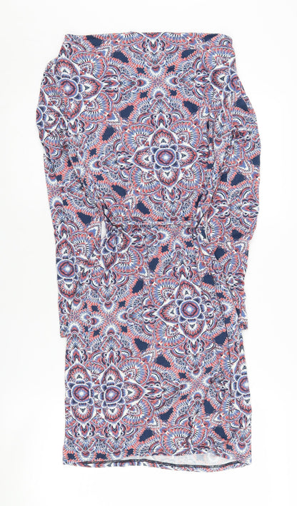 Monsoon Women's Multicoloured Geometric Dress Size 12
