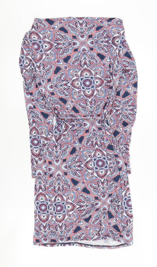 Monsoon Women's Multicoloured Geometric Dress Size 12