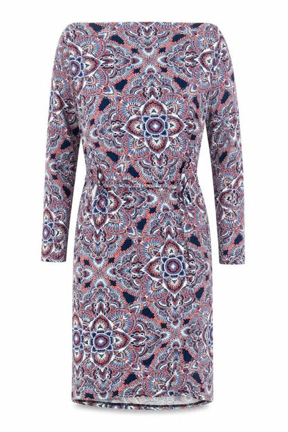 Monsoon Women's Multicoloured Geometric Dress Size 12