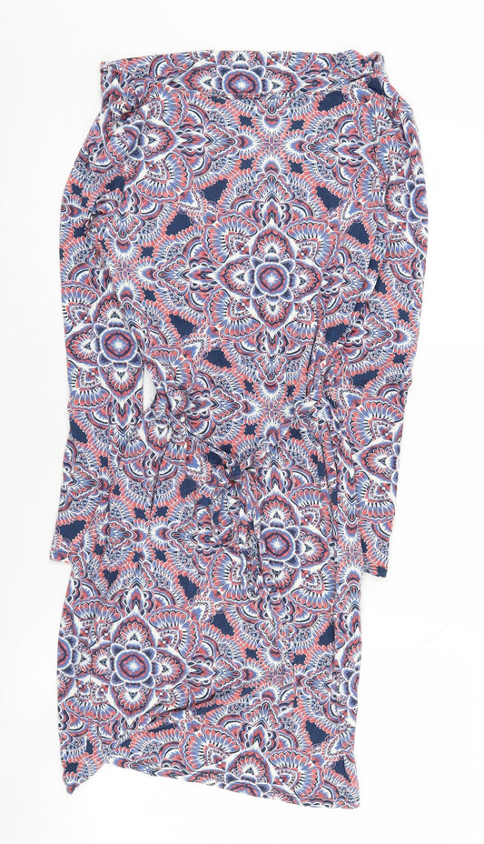 Monsoon Women's Multicoloured Geometric Dress Size 12