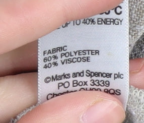 Marks and Spencer Women's Beige A-Line Skirt Size 14