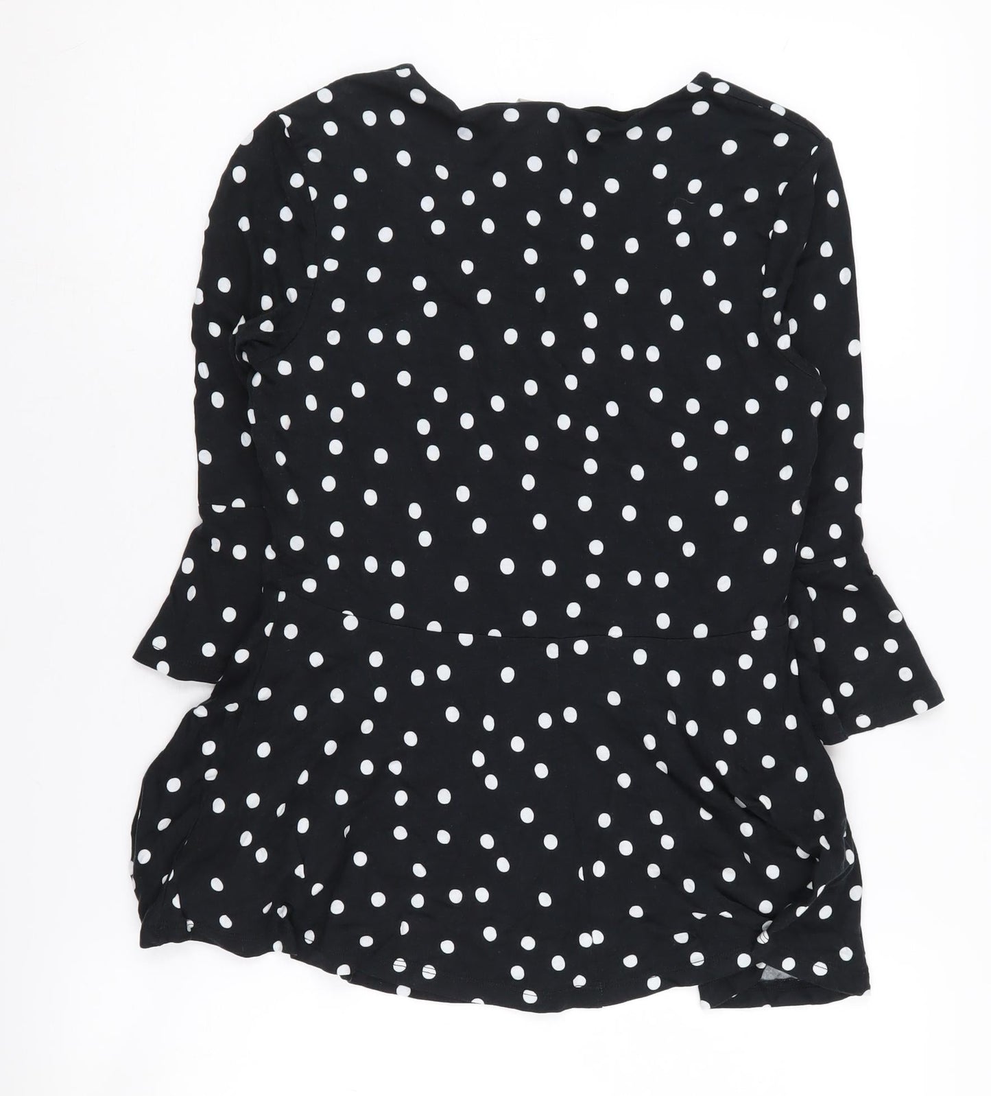 Womens UK Size 8 ASOS Black Basic Blouse