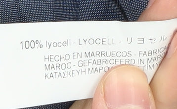 Zara Women's Blue V-Neck Denim Playsuit - XS