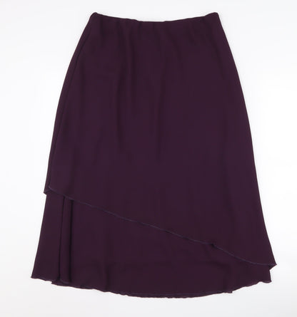 Bonmarché Women's Purple Skirt Size 14