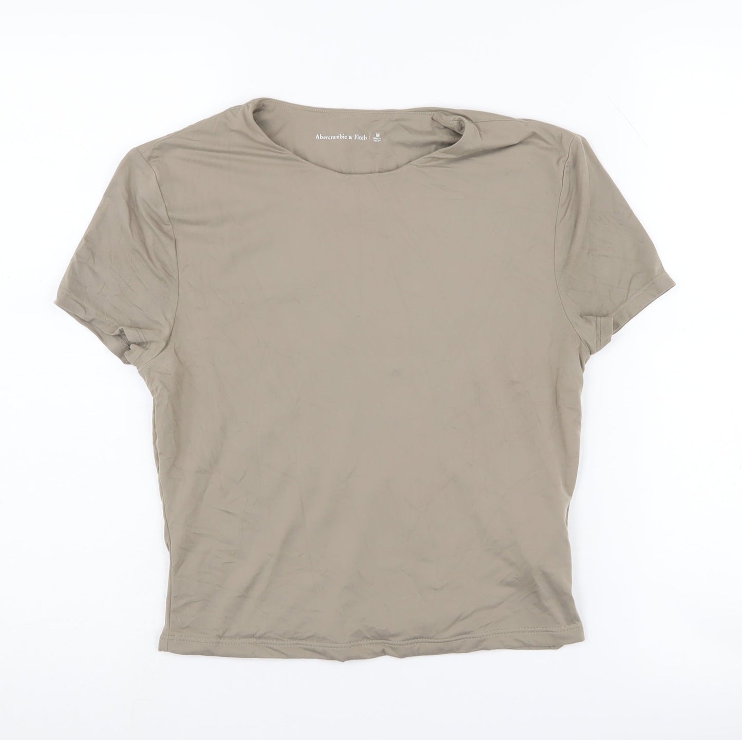 Abercrombie & Fitch Women's Beige T-Shirt M