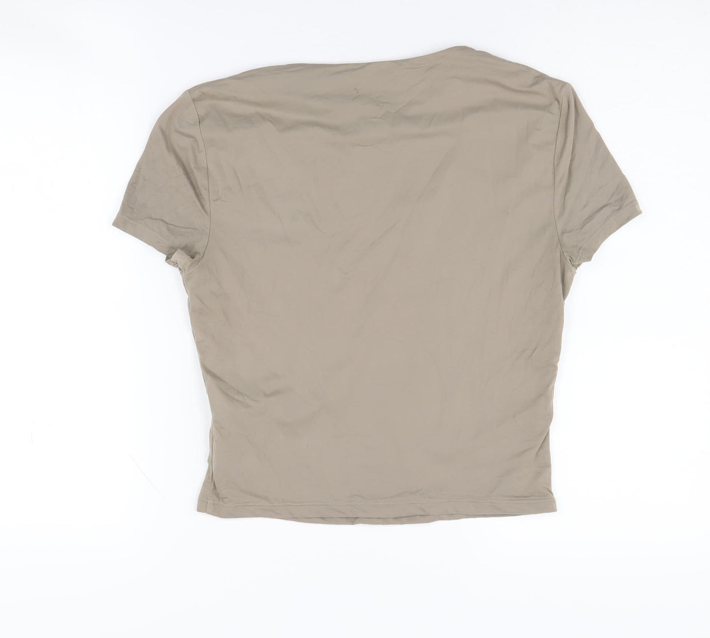 Abercrombie & Fitch Women's Beige T-Shirt M