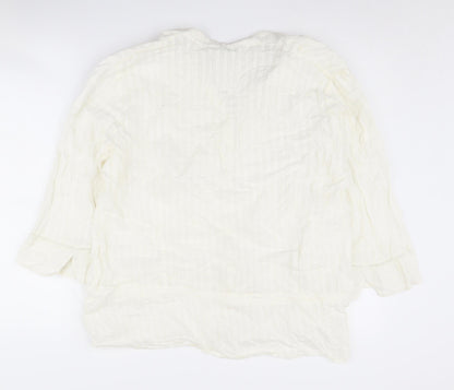 Womens UK Size 22 Marks and Spencer Ivory  Blouse