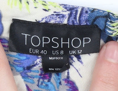 Womens UK Size 12 Topshop Multicoloured  Blouse