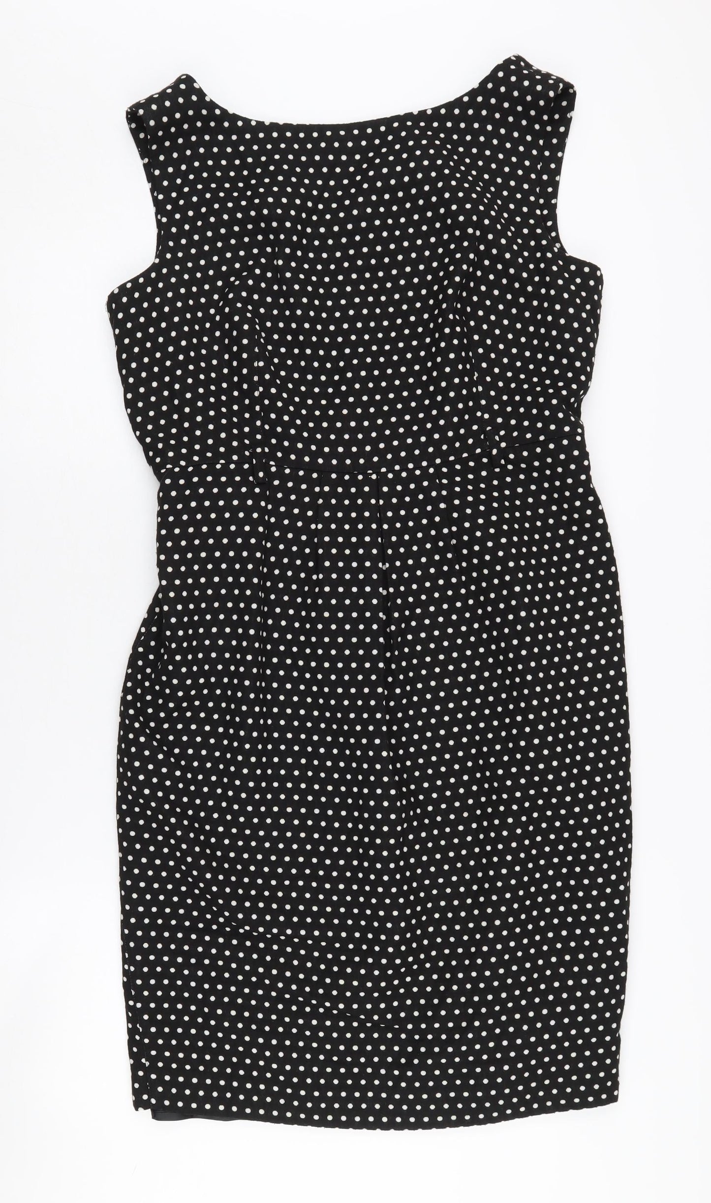 Marks and Spencer Women's Black Polka Dot Sheath Dress