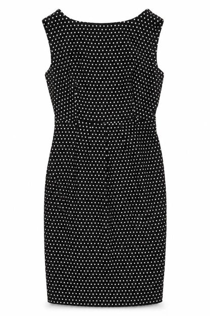 Marks and Spencer Women's Black Polka Dot Sheath Dress